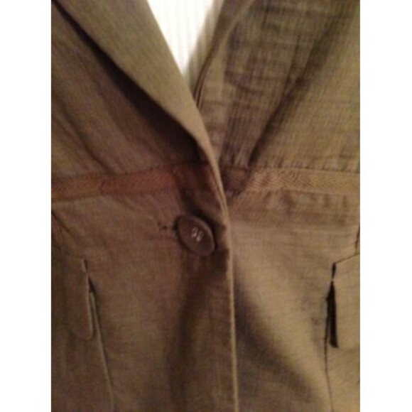 Elizabeth & James Women's Blazer Olive Green Cotton Blazer Size 4 Nwt $379 - Picture 2 of 11